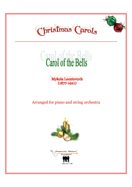 Carol of the Bells for Piano and String orchestra (arr. Ognyan Petrov)