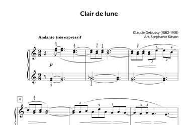 Clair de lune (arr. Stephanie Kitson, Hoffman Academy)