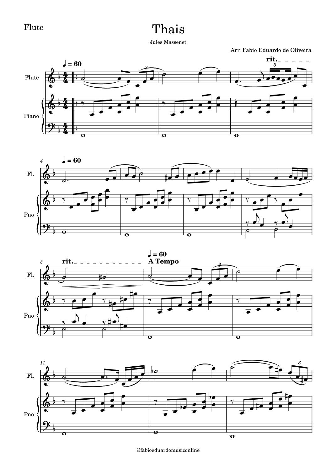 Thais (Meditation) (arr. Fabio Eduardo de Oliveira)