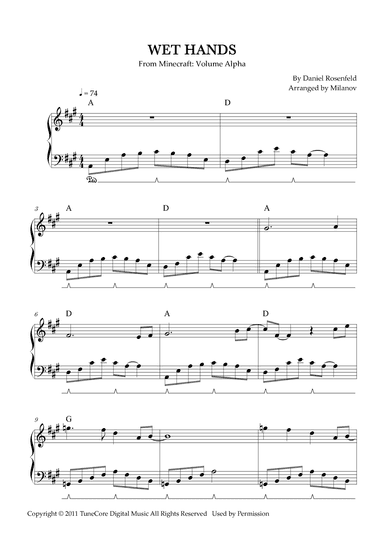 Wet Hands (arr. Milanov)