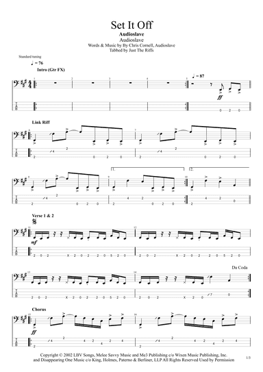 Set It Off (arr. Just The Riffs)