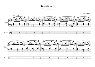 Toccata in C - organ