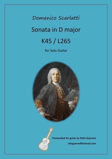Sonata K45 / L265 (arr. Rafa Guerrero)
