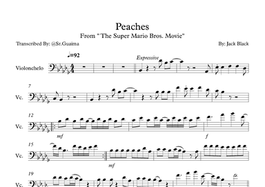 Peaches (arr. Sr. Guaima)