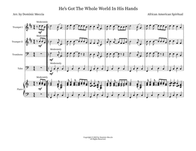 He's Got The Whole World In His Hands (arr. Dominic Meccia)
