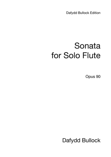 Sonata for Solo Flute