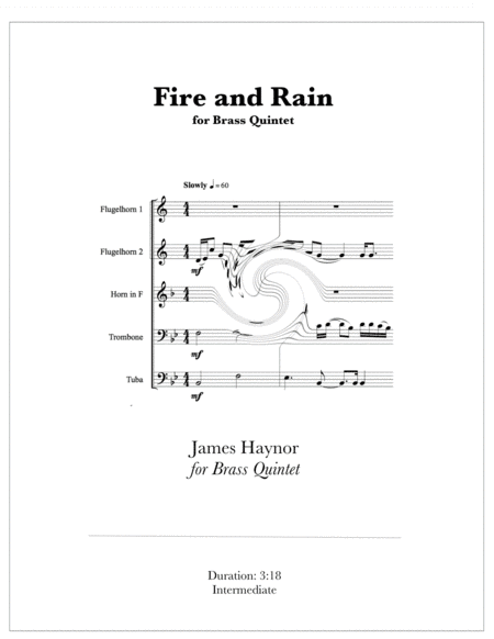 Fire And Rain (arr. James Haynor)