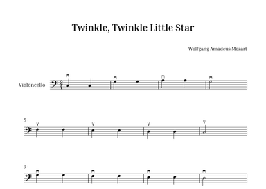 Twinkle, Twinkle Little Star (arr. Peter Andrew)