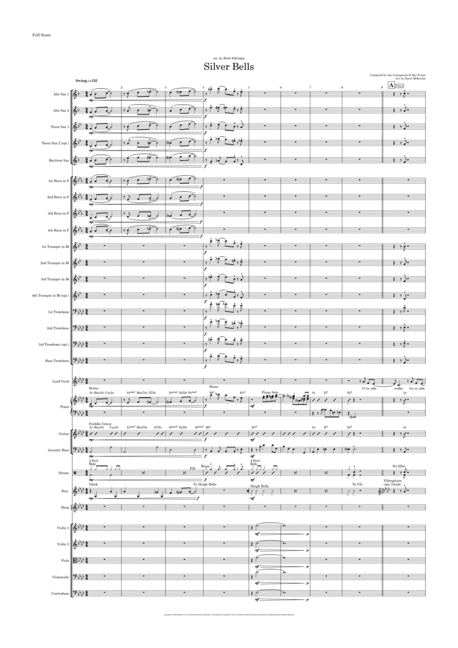 Silver Bells (arr. Daryl McKenzie)