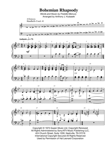 Bohemian Rhapsody (arr. Anthony J. Kubasek)