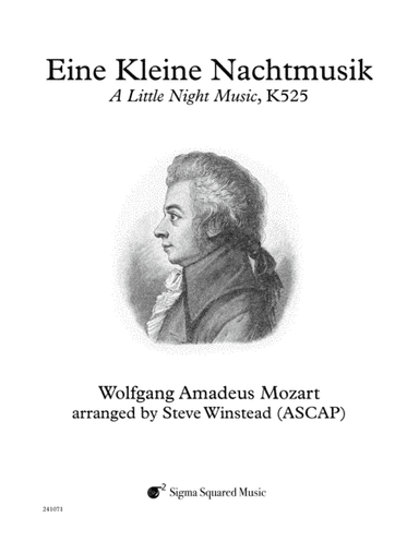 Eine Kleine Nachtmusik, K525 for Saxophone Quartet (arr. Steve Winstead)