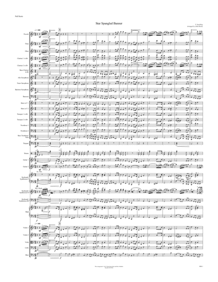 Star Spangled Banner- Orchestra/Band Plus (arr. John Hoesly)