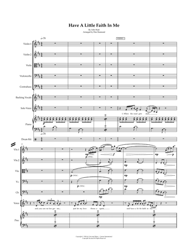Have A Little Faith In Me (arr. Pete Desmond)