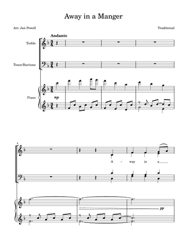 Away in a Manger (arr. Jan Powell)