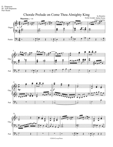 Chorale Prelude on Come Thou Almighty King