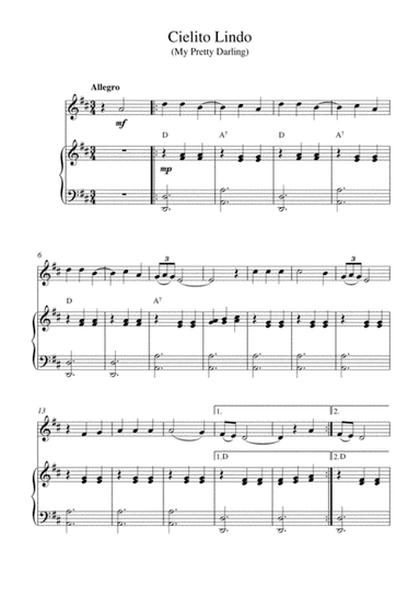 Cielito Lindo (My Pretty Darling) (arr. Kaiserin Rebecca)