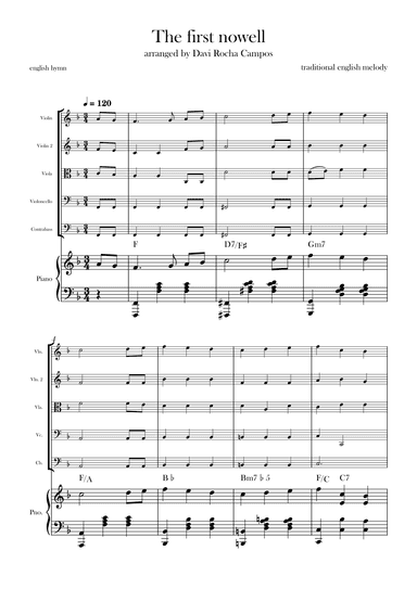 The First nowell (arr. Davi Rocha Campos)