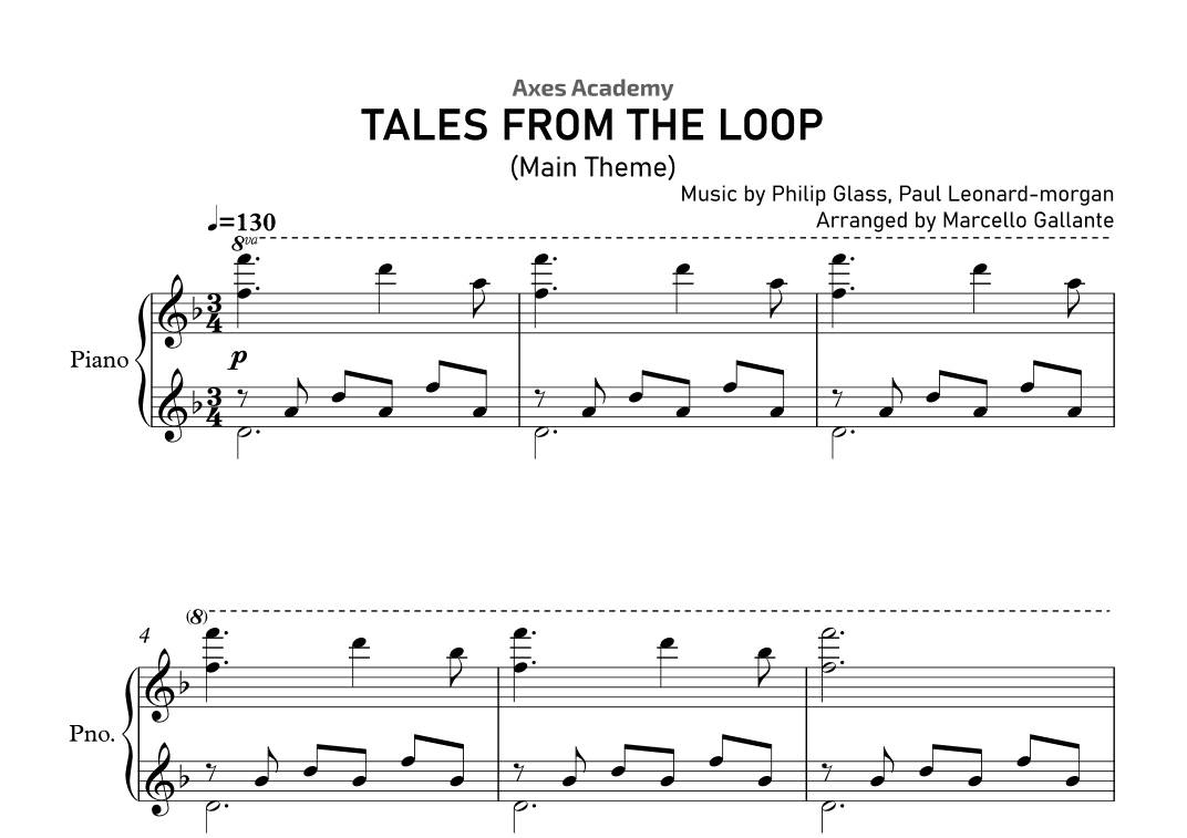 Tales From The Loop (arr. Marcello Gallante)