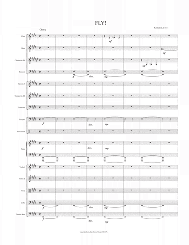 Fly! overture for orchestra