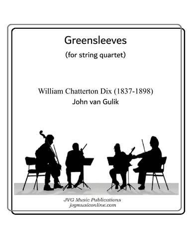 Greensleeves - String Quartet (arr. John van Gulik)