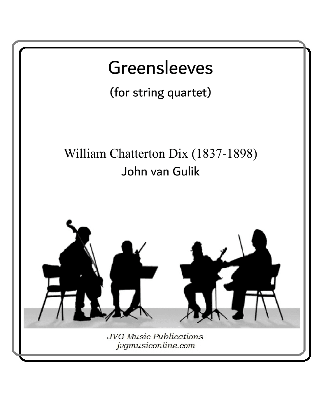 Greensleeves - String Quartet (arr. John van Gulik)