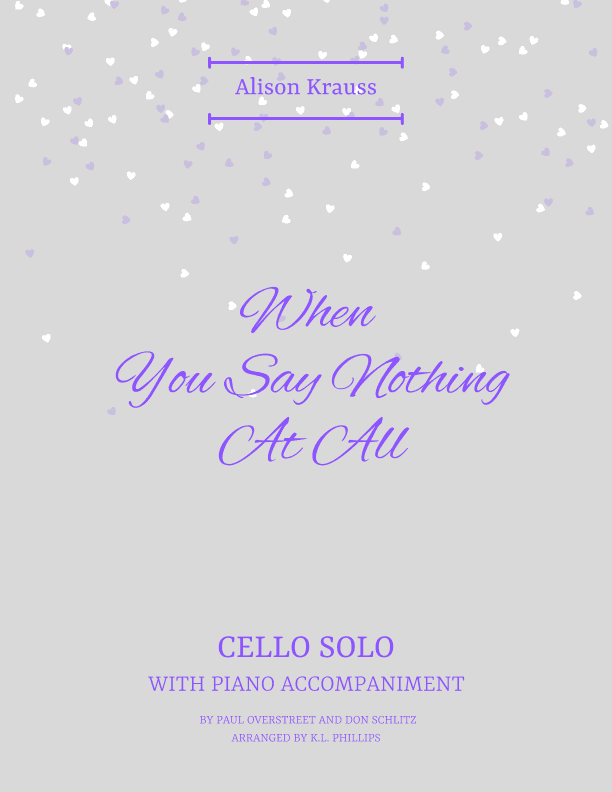 When You Say Nothing At All (arr. K.L. Phillips)
