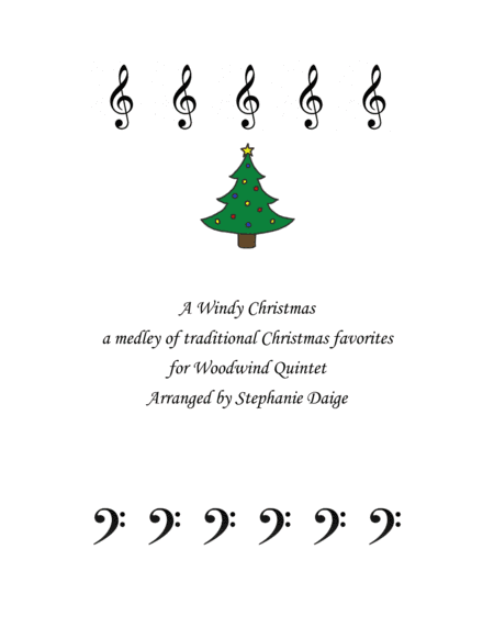 A Windy Christmas for Woodwind Quintet (arr. Stephanie Daige)