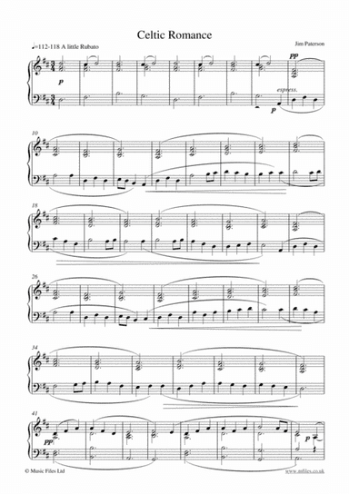 Celtic Romance (extended version) for Piano