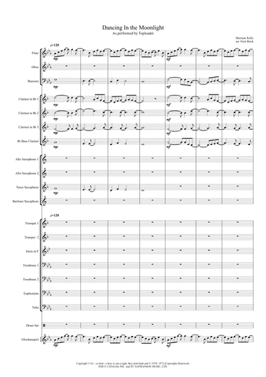 Dancin' In The Moonlight (arr. Nick Birch)