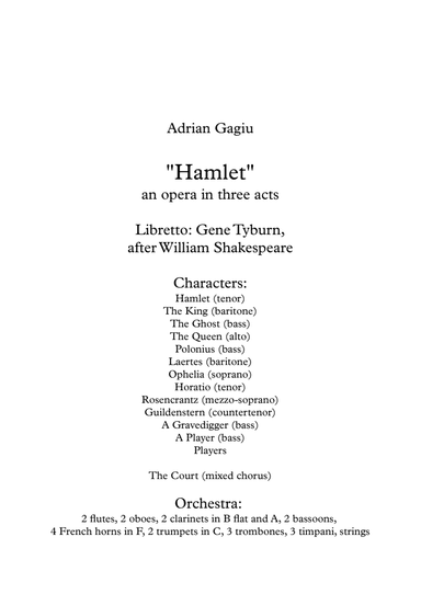 "Hamlet", op. 64