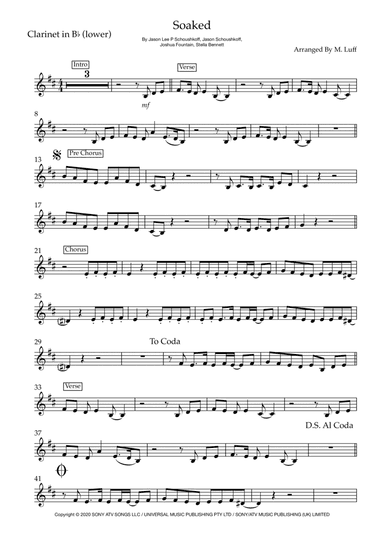 Soaked (arr. Matt Luff)