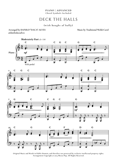 Deck the Halls (arr. Danilo "Daca" Alves)