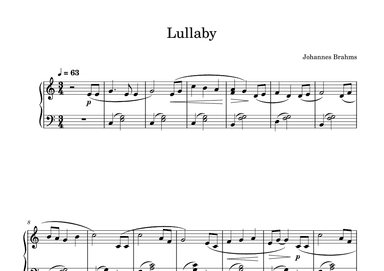 Brahms Lullaby (arr. Gianluca Giovannetti)