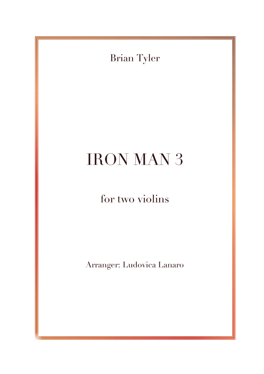 Iron Man 3 (arr. Ludovica Lanaro)