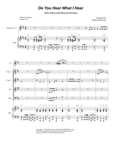 Do You Hear What I Hear (arr. Stephen DeCesare)