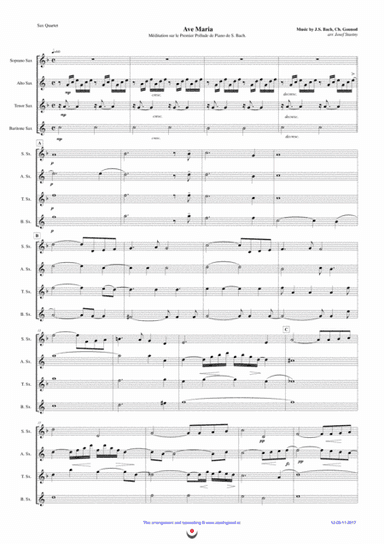 Ave Maria (Bach/Gounod) (arr. Josef STASTNY)