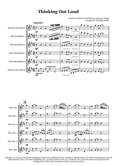 Thinking Out Loud (arr. Kayleigh Huelin)