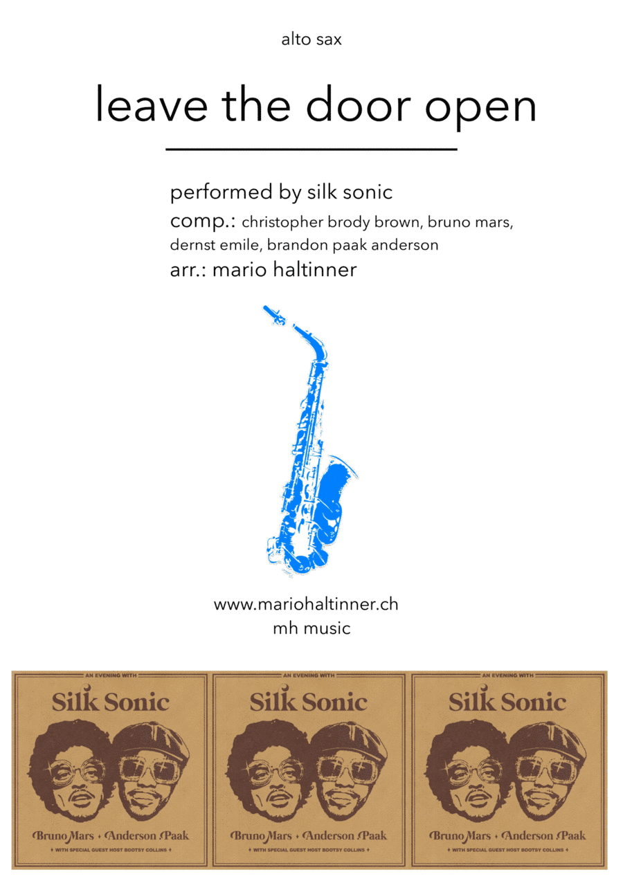 Leave The Door Open (arr. Mario Haltinner)