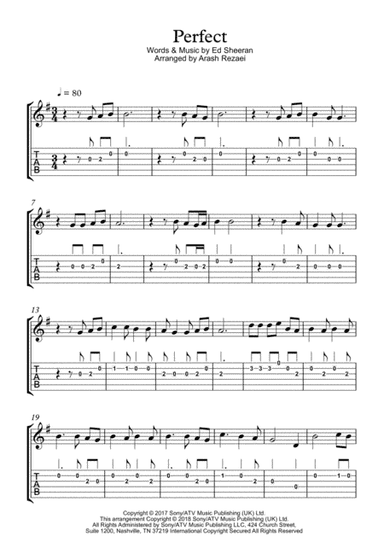 Perfect (arr. Arash Rezaei)