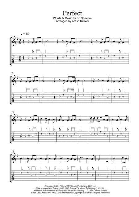 Perfect (arr. Arash Rezaei)