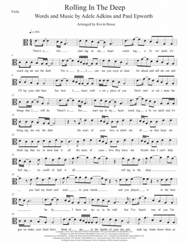 Rolling In The Deep (arr. Kevin Busse)