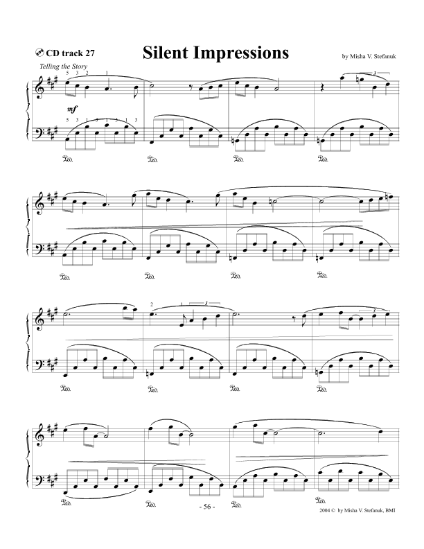 Silent Impressions, intermediate Romantic