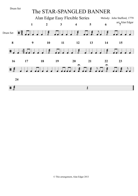 Star-spangled Banner (arr. Alan Edgar)