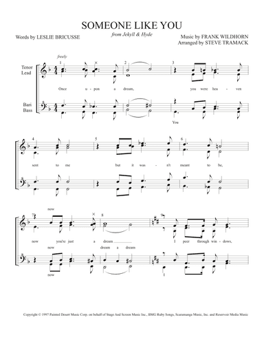 Someone Like You (arr. Steve Tramack)