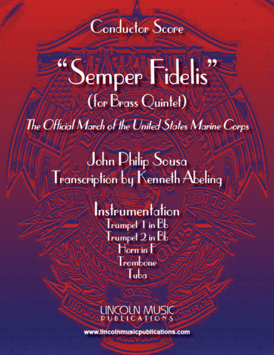March - Semper Fidelis (for Brass Quintet) (arr. Kenneth Abeling)