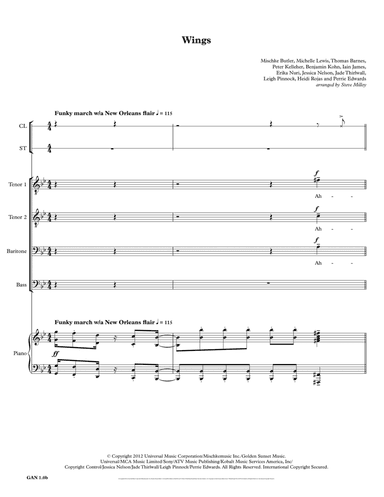 Wings (arr. Steve Milloy)