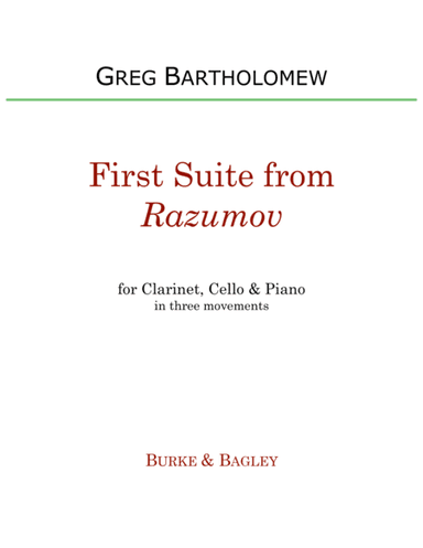 First Suite from Razumov for clarinet trio