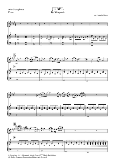 Jubel (arr. Merlin Sisko)