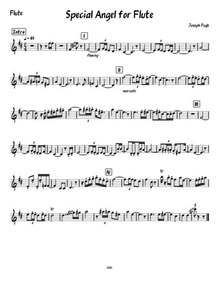 Special Angel (for flute)