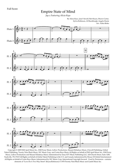 Empire State Of Mind (arr. Fabio Britto)